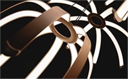 oled柔性光源创意吊灯